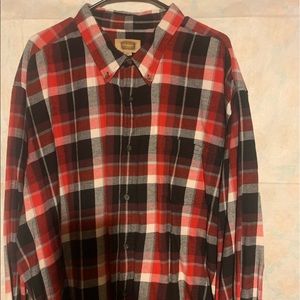 The foundry big and tall flannel shirt